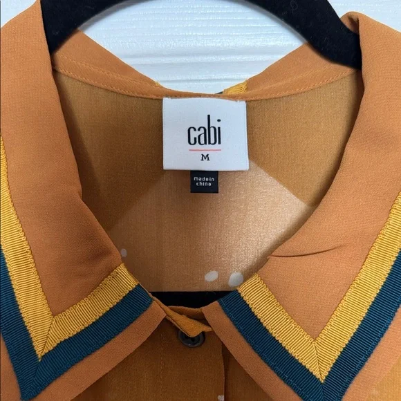 Cabi #3436 Cheers Polka Dot Sleeveless Blouse - Picture 5 of 6